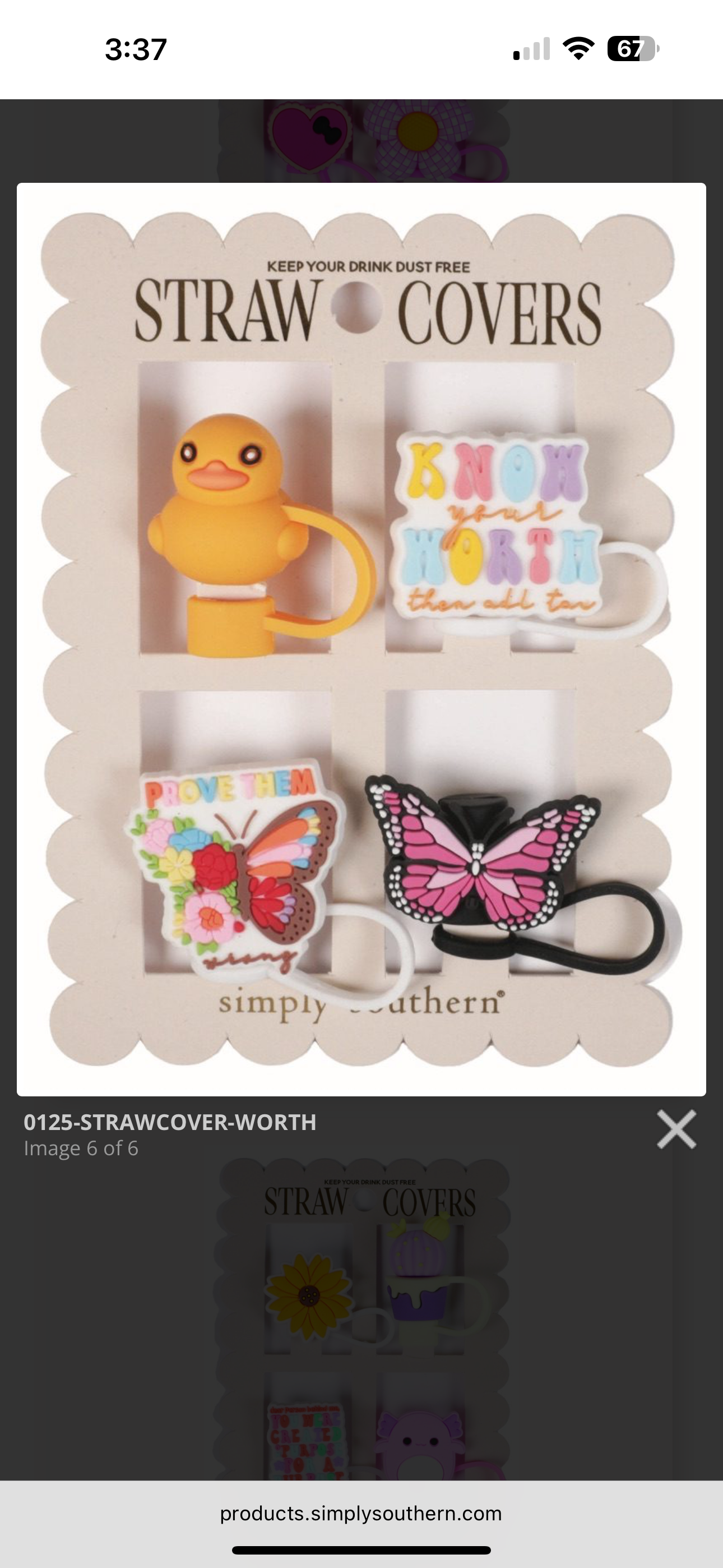 Simply southern straw covers