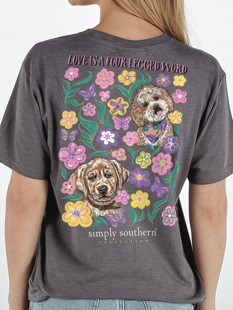 Simply Southern “Four” Youth Short Sleeve Shirt