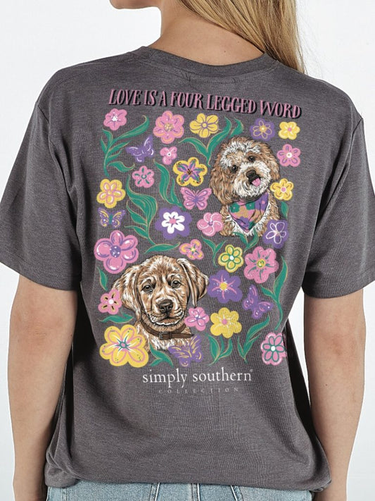 Simply Southern “Four” Youth Short Sleeve Shirt