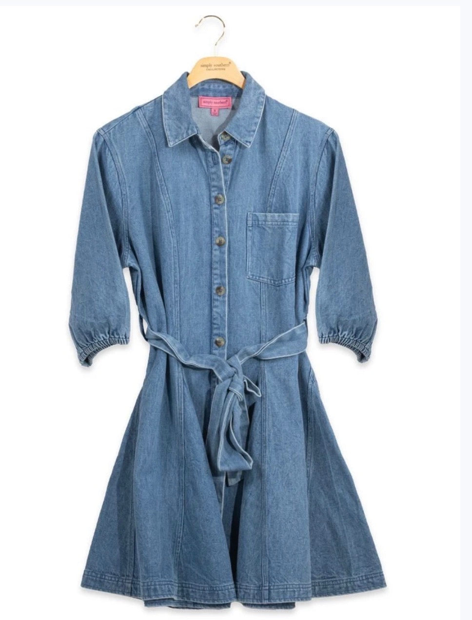 The Western Button Up Dress