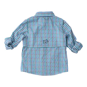 FOUNDERS KIDS FISHING SHIRT IN BIG DIPPER TIDE POINT PLAID