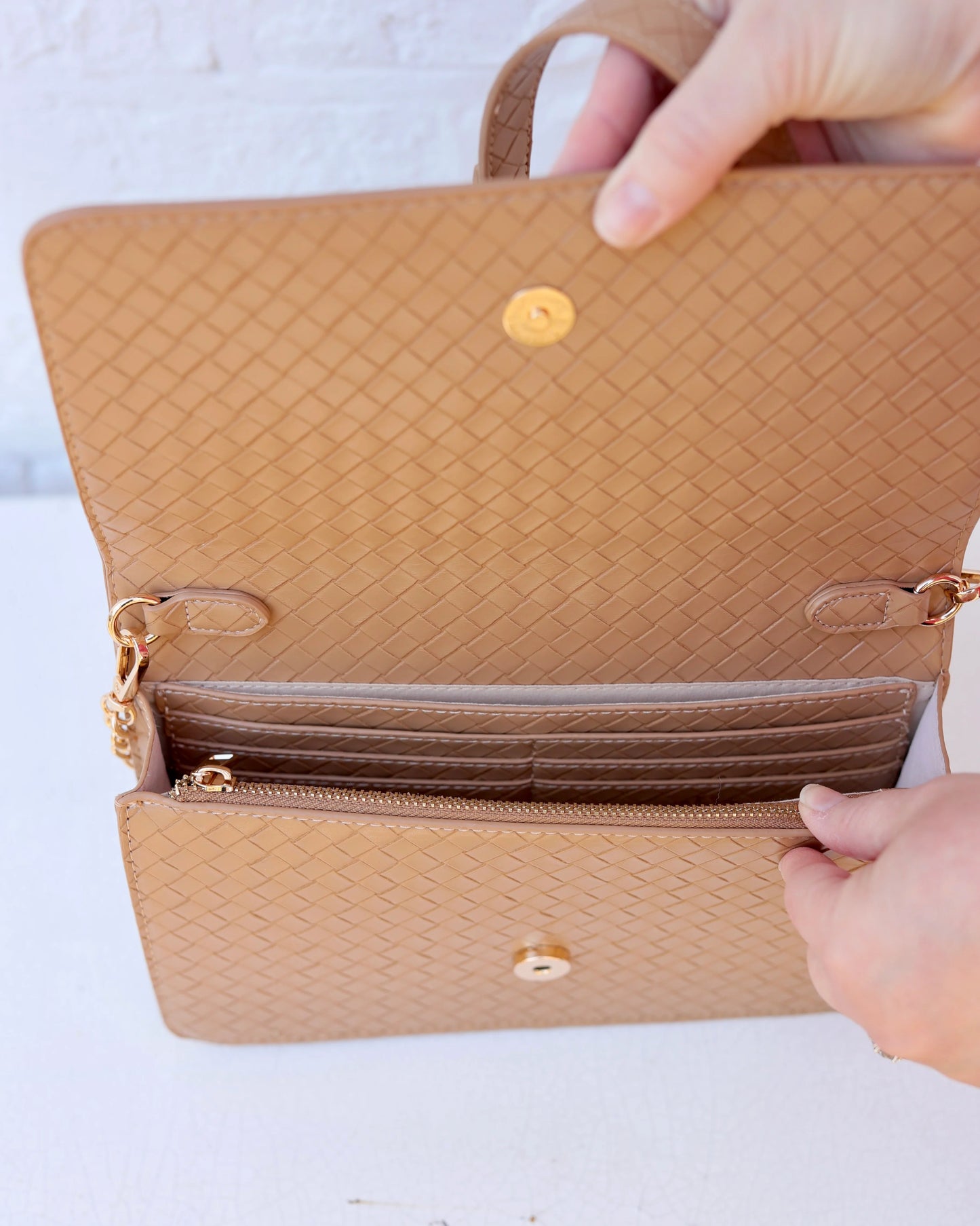 Bryn Clutch/Crossbody | Natural VQ
