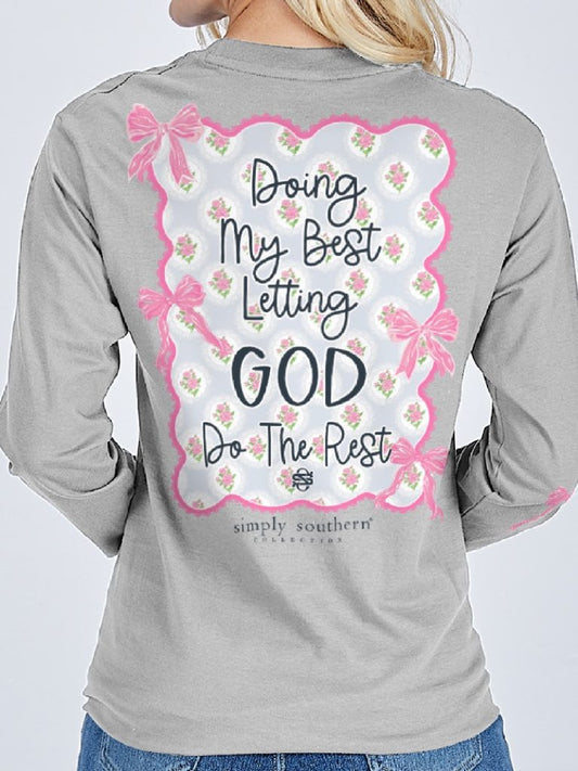 Simply Southern “rest” Youth long Sleeve Shirt