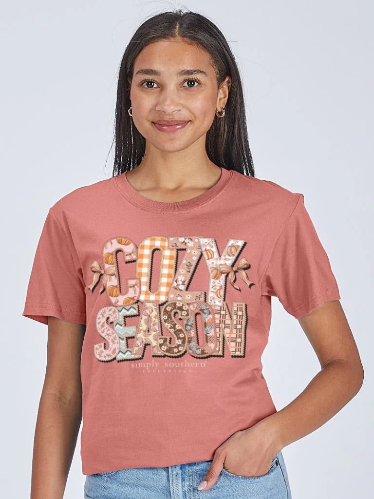 Simply Southern YOUTH “Cozy Season” Short Sleeve