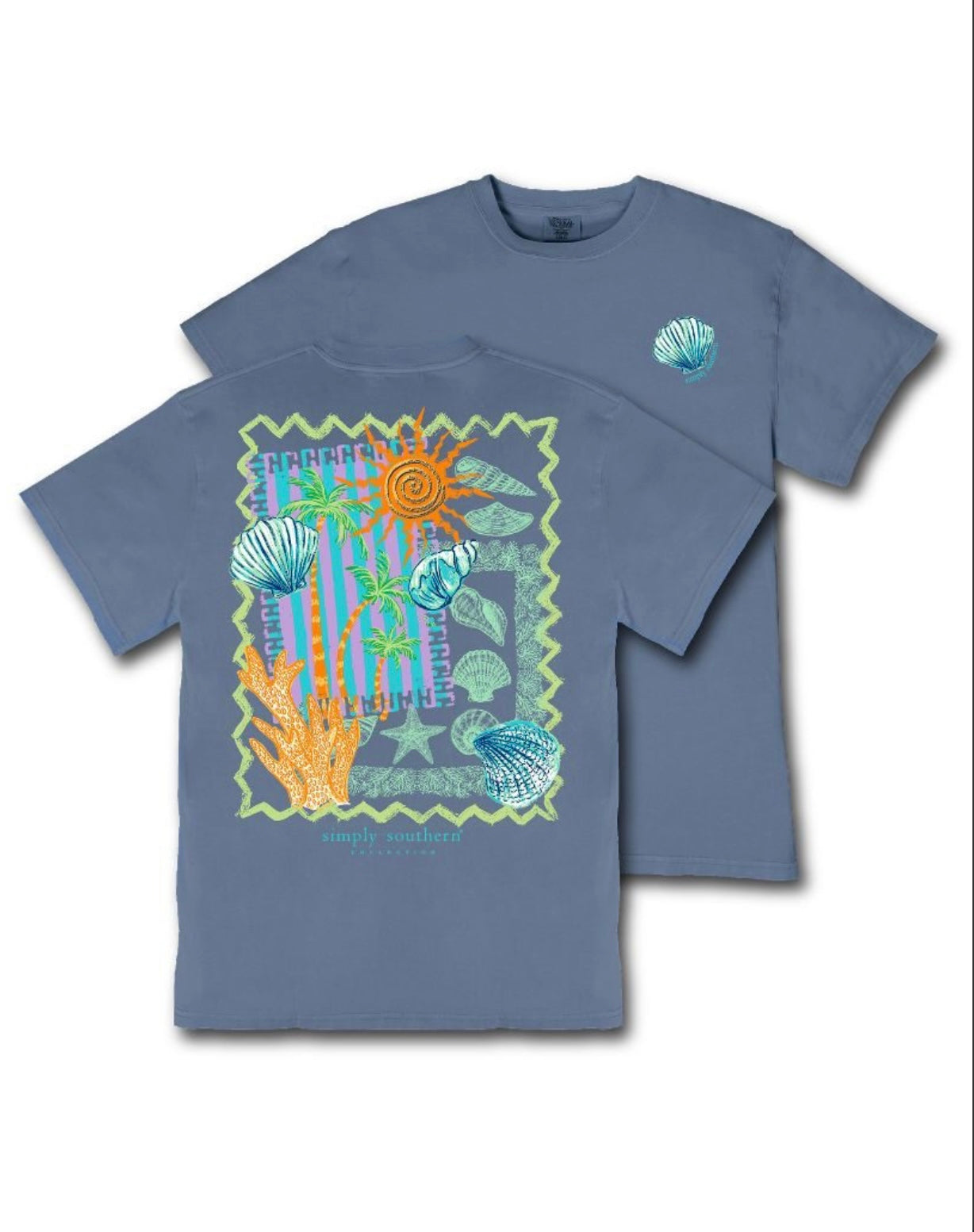 Simply southern mineral washed reef tshirt