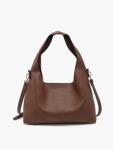 Brown Adrianne Soft Hobo w/ Inner Bag