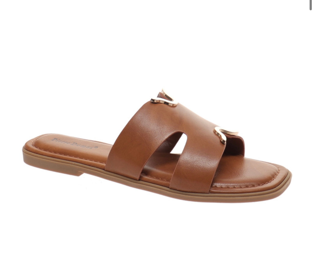 Pierre Dumas Empress Sandal - New Tan