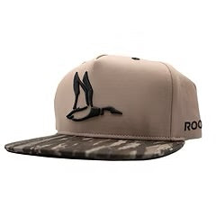 Roost Bottomland Camo Bill Logo Hat Fieldstone