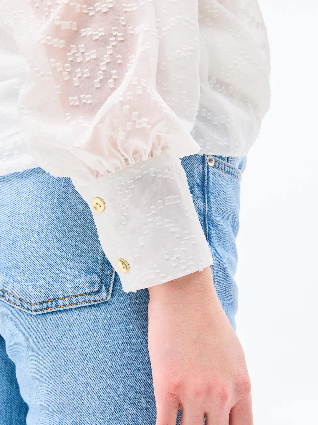 Veronica Top | Marshmallow