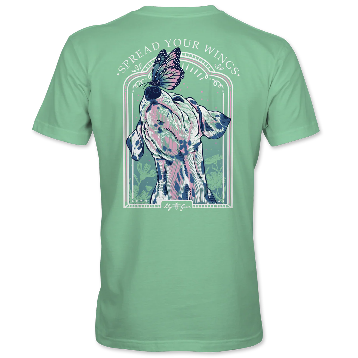 Lily Grace Dalmatian Butterfly T-Shirt