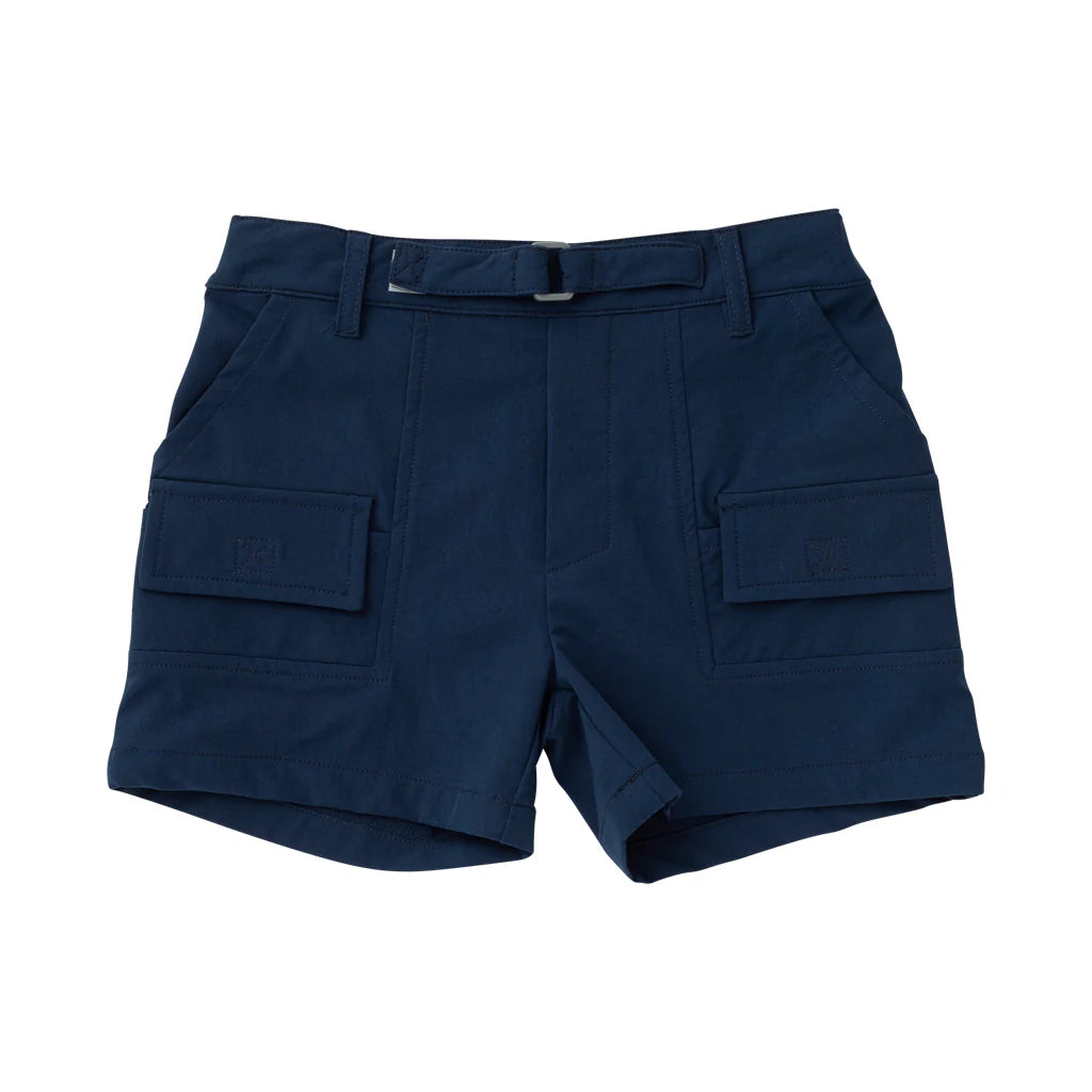 BOY'S INSHORE PERFORMANCE SHORT IN CLASSIC SET SAIL NAVY