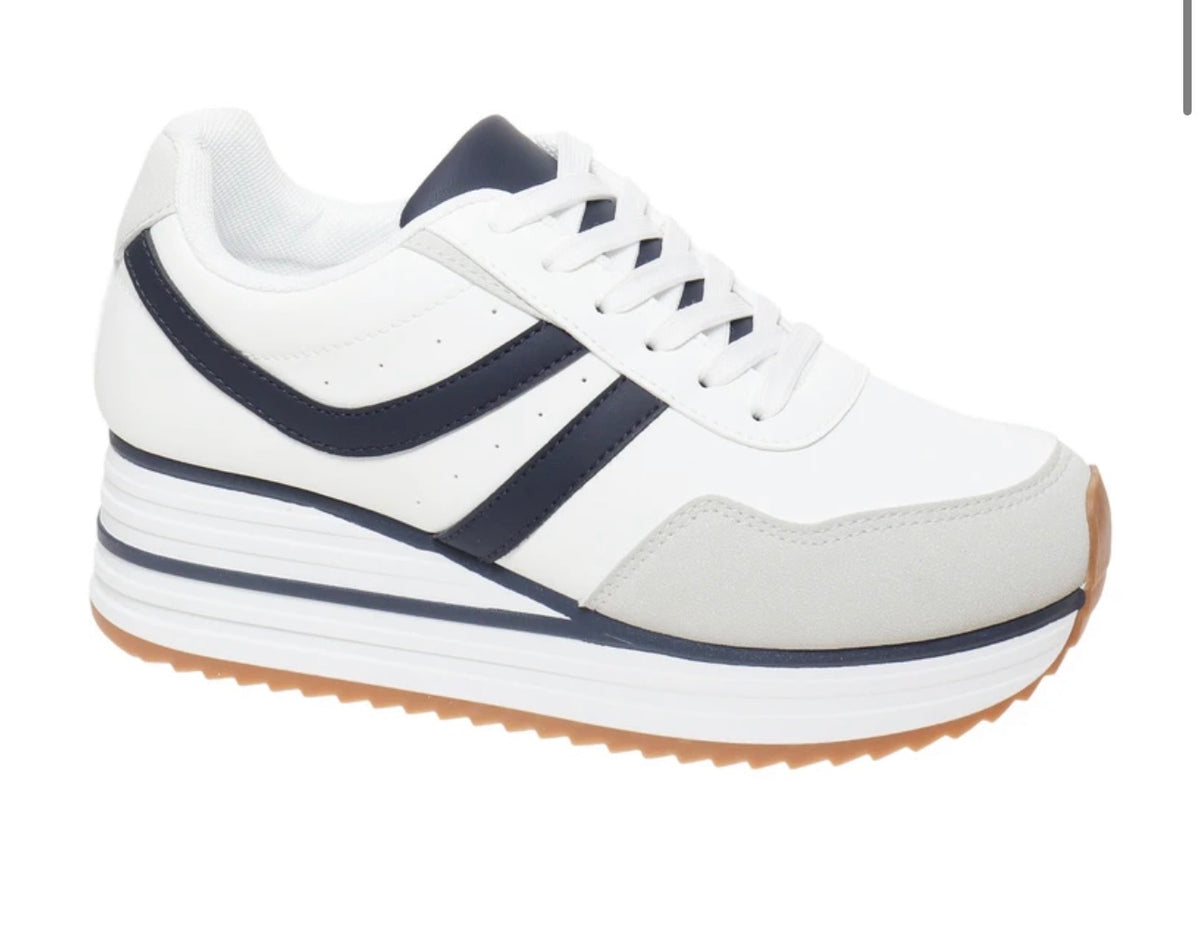Brenna Platform navy Sneaker
