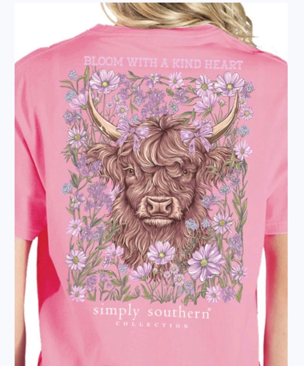 Simply southern mineral washed bloom tshirt