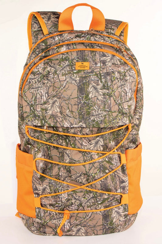 Simply Southern Camo/Orange Backpack