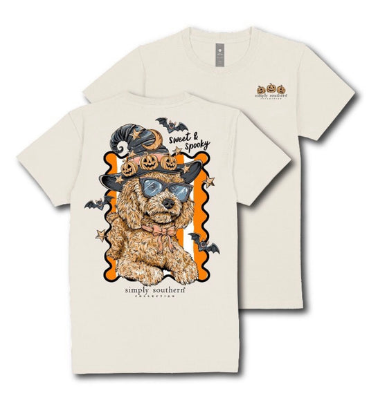 Simply Southern “sweet spooky” Youth Short Sleeve Shirt