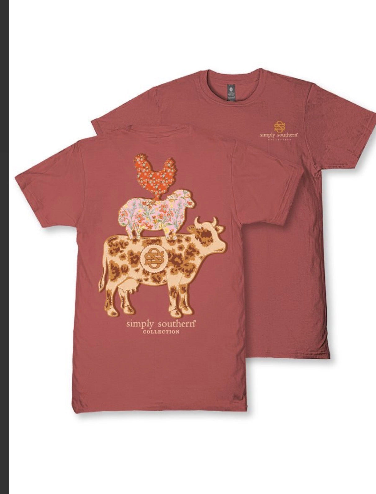 Simply Southern YOUTH “Farm” Short Sleeve