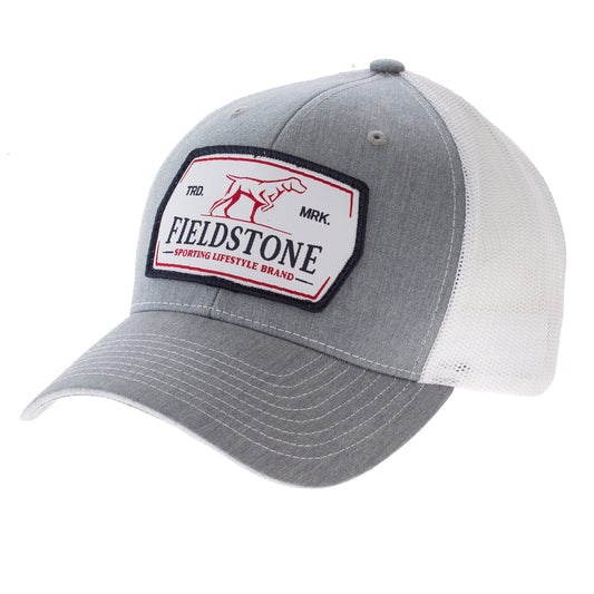 Fieldstone Rec Woven Patch Hat - Grey/White