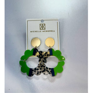 Michelle Mcdowell Alice-Navy Earrings