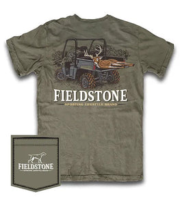 Fieldstone deer UTV Short Sleeve Pocket Teed