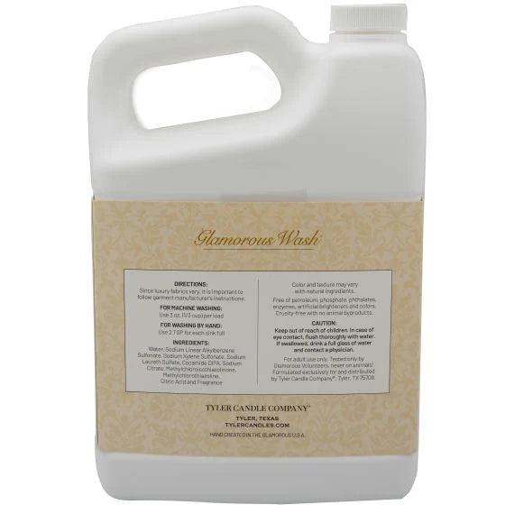 TYLER CANDLES - GLAMOROUS WASH LAUNDRY DETERGENT 64oz