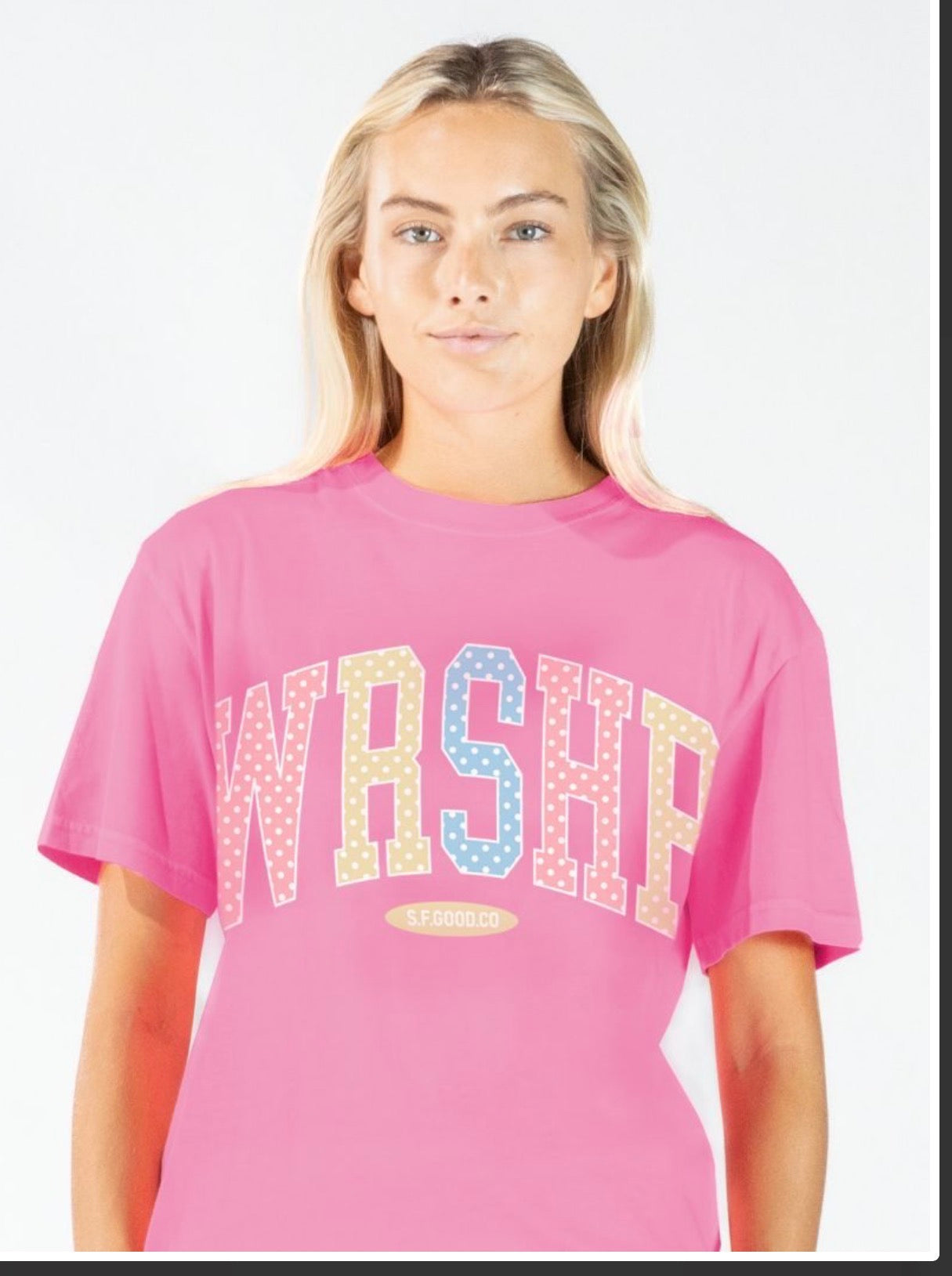 Simply southern mineral washed worship tshirt