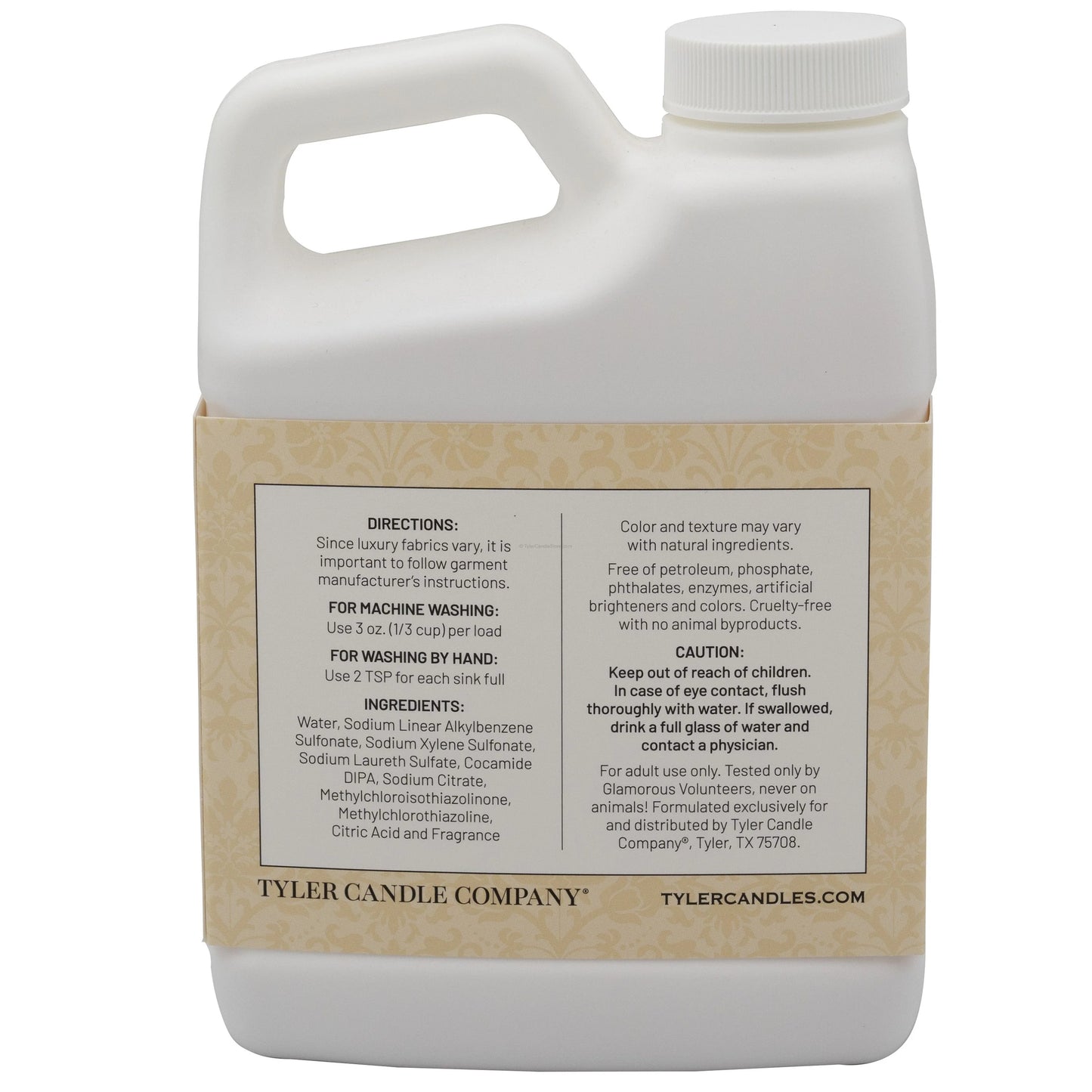 TYLER CANDLES - GLAMOROUS WASH LAUNDRY DETERGENT 16oz