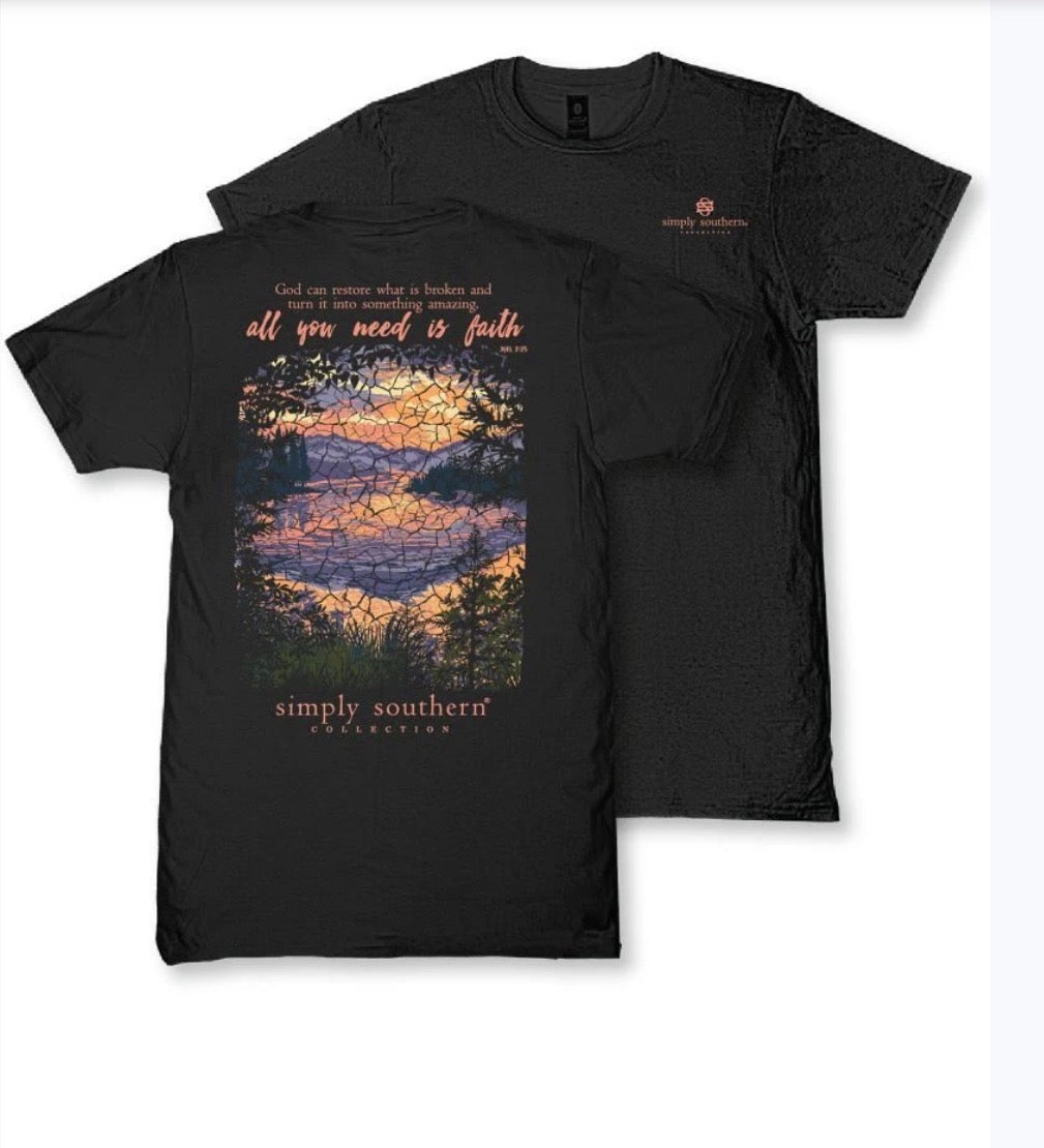 Simply Southern YOUTH “amazing” Short Sleeve