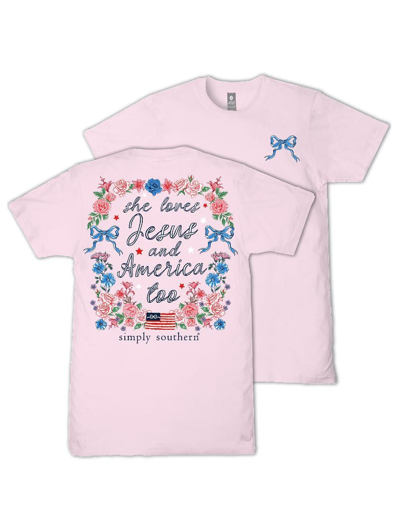 ‘She Loves Jesus and America’ T-Shirt