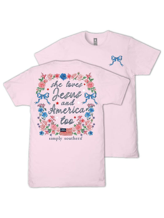 ‘She Loves Jesus and America’ T-Shirt