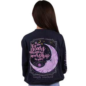 Simply Southern “stars” youth Long sleeve Tee