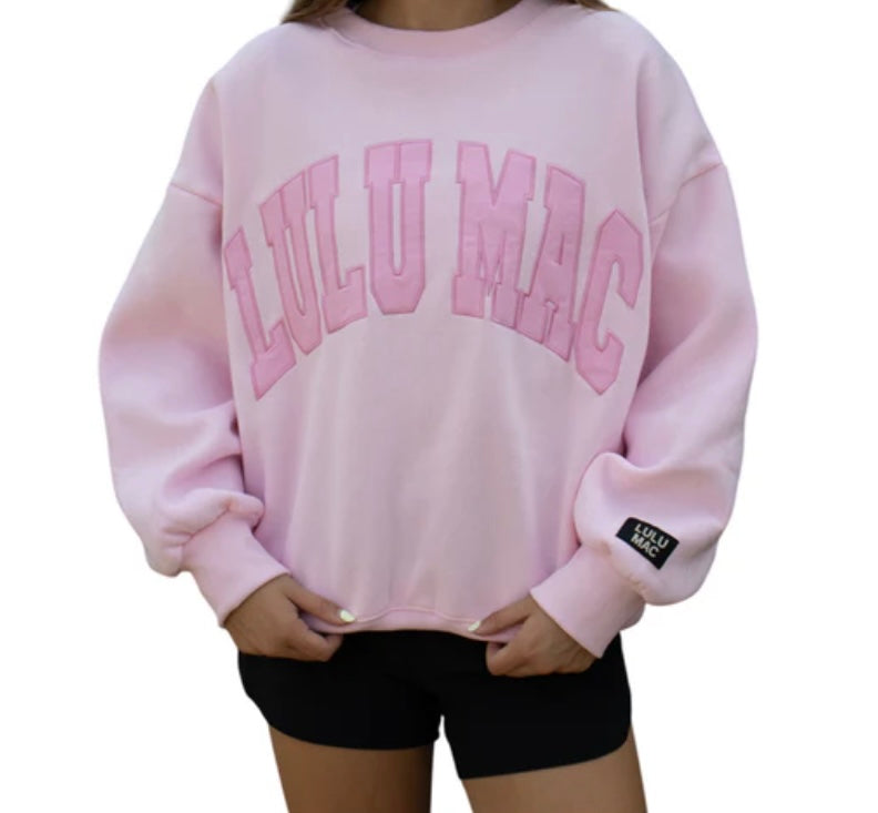 LULU MAC - Mono light pink Crewneck
