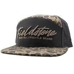 Gray Backwoods Panel 7 Performance Hat ￼