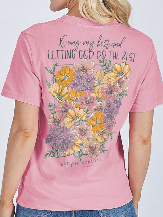 Simply Southern “best” Youth Short Sleeve Shirt