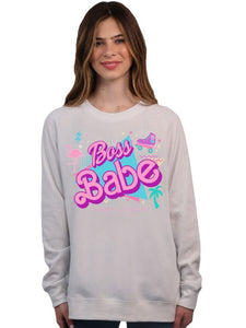 Simply Southern crew bossbabe sweater