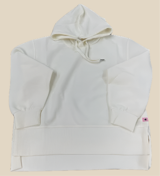 Simply Southern Ribbed Hoodie - PEARL