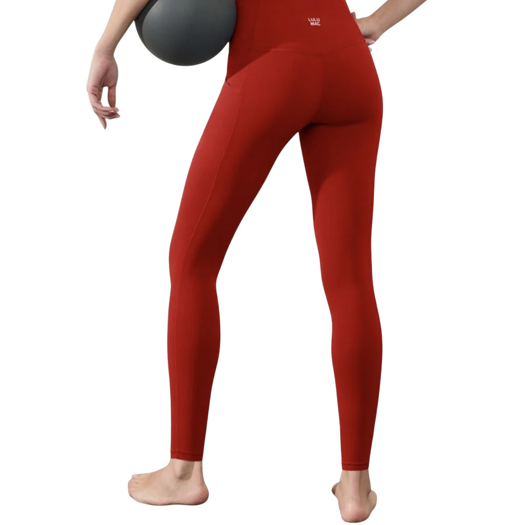 LULU MAC - Solid Leggings | Red