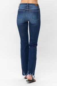 Curvy Judy Blue MID-RISE NON DISTRESSED BOOTCUT