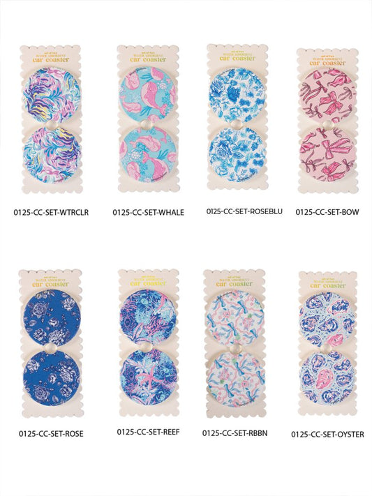 Simply southern Car coaster sets