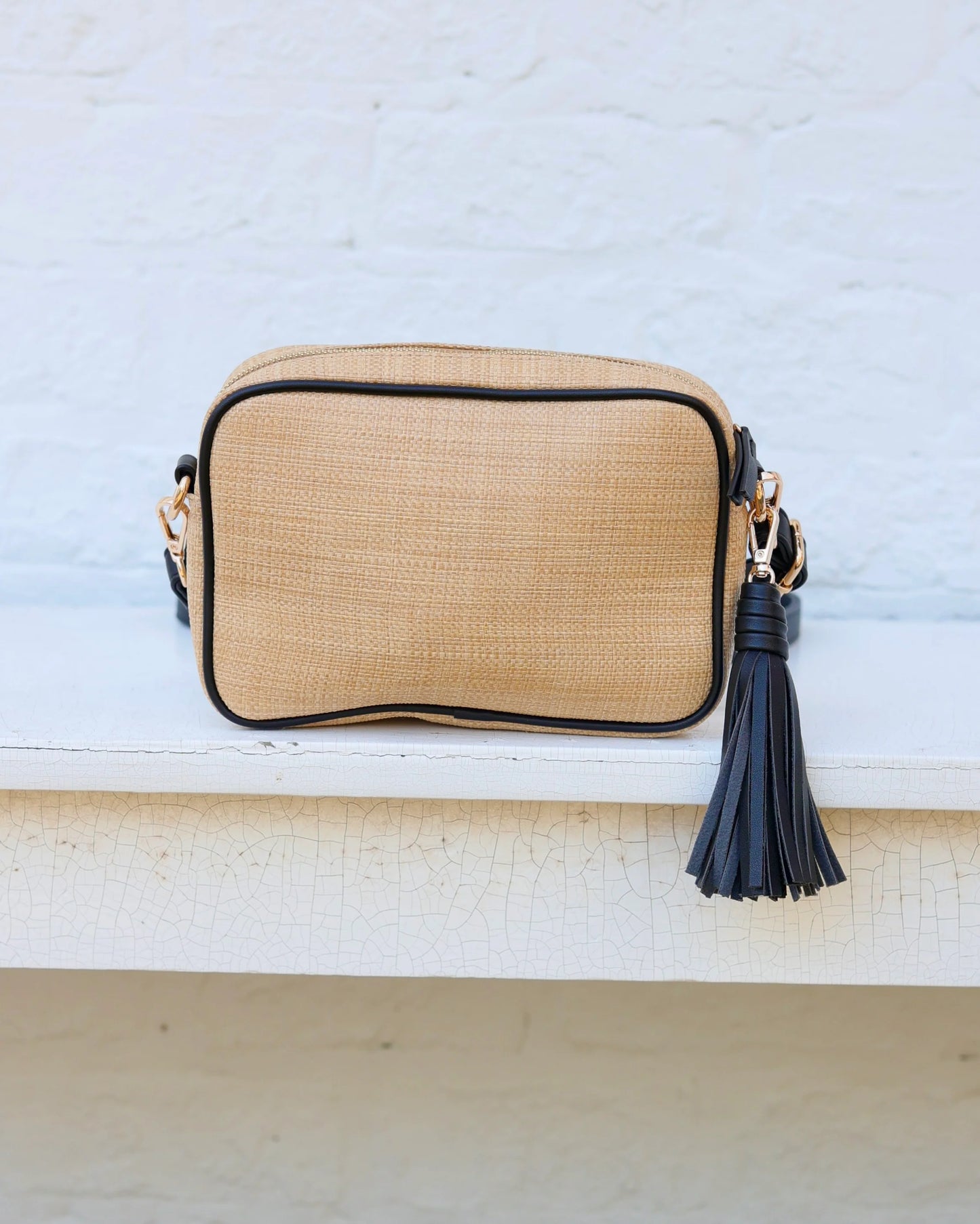 Margoe Crossbody | Natural Black