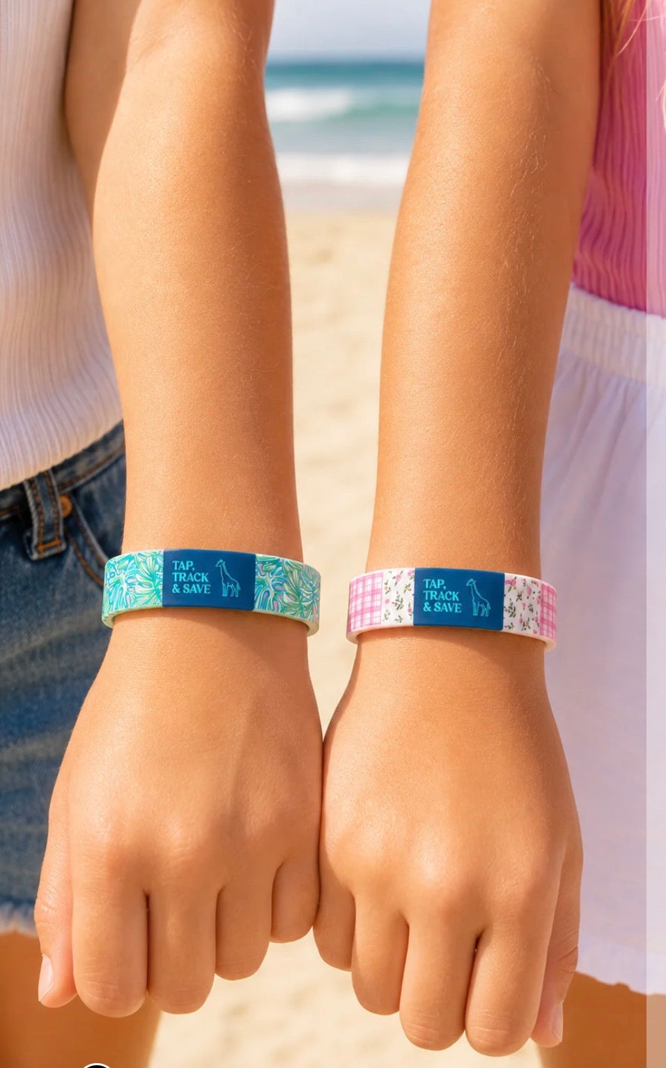 SIMPLY SOUTHERN TAP TO TRACK GIRAFFE JEWELRY BRACELET