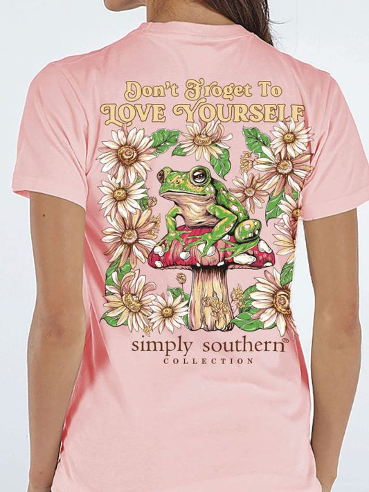 Simply Southern “frog” Youth Short Sleeve Shirt