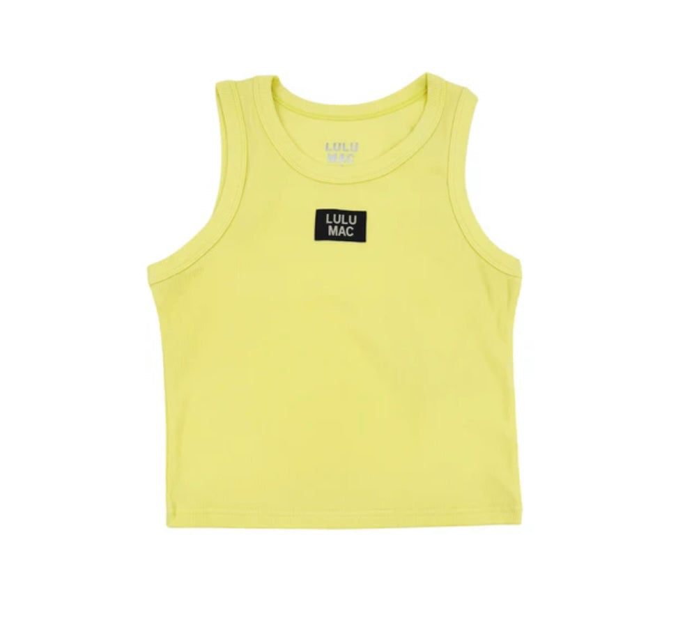 LULU MAC - yellow Tank