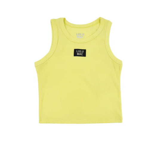 LULU MAC - yellow Tank