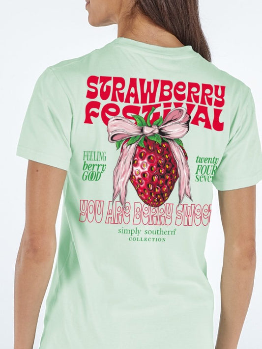 Simply Southern “Strawberry” Youth Short Sleeve Shirt
