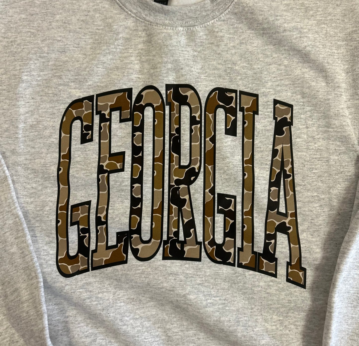 Camo ‘GEORGIA’ Crewneck
