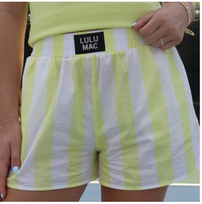 LULU MAC -NEON YELLOW DARBY BOXER SHORT