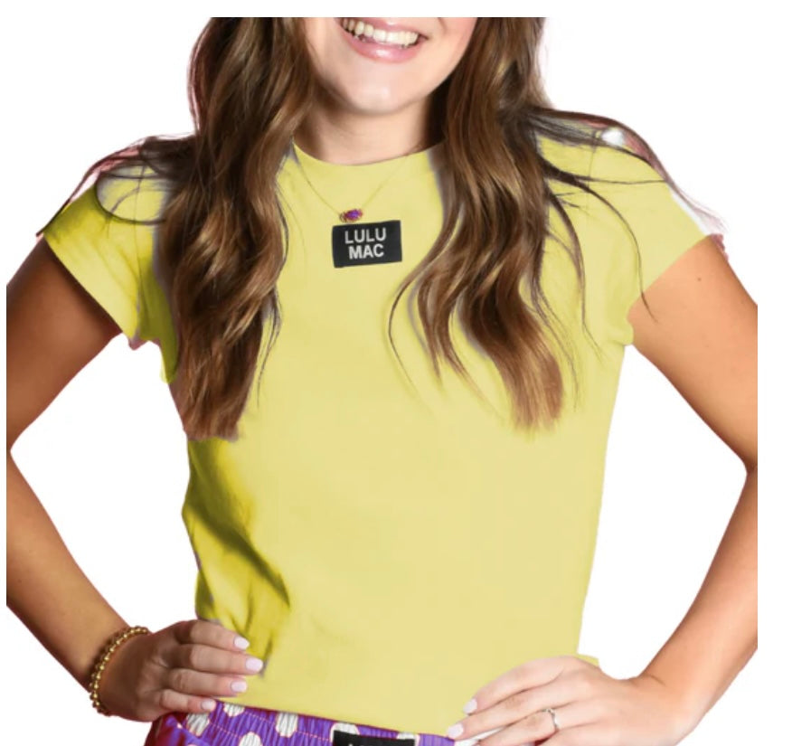LULU MAC Baby Doll Top | Neon Yellow
