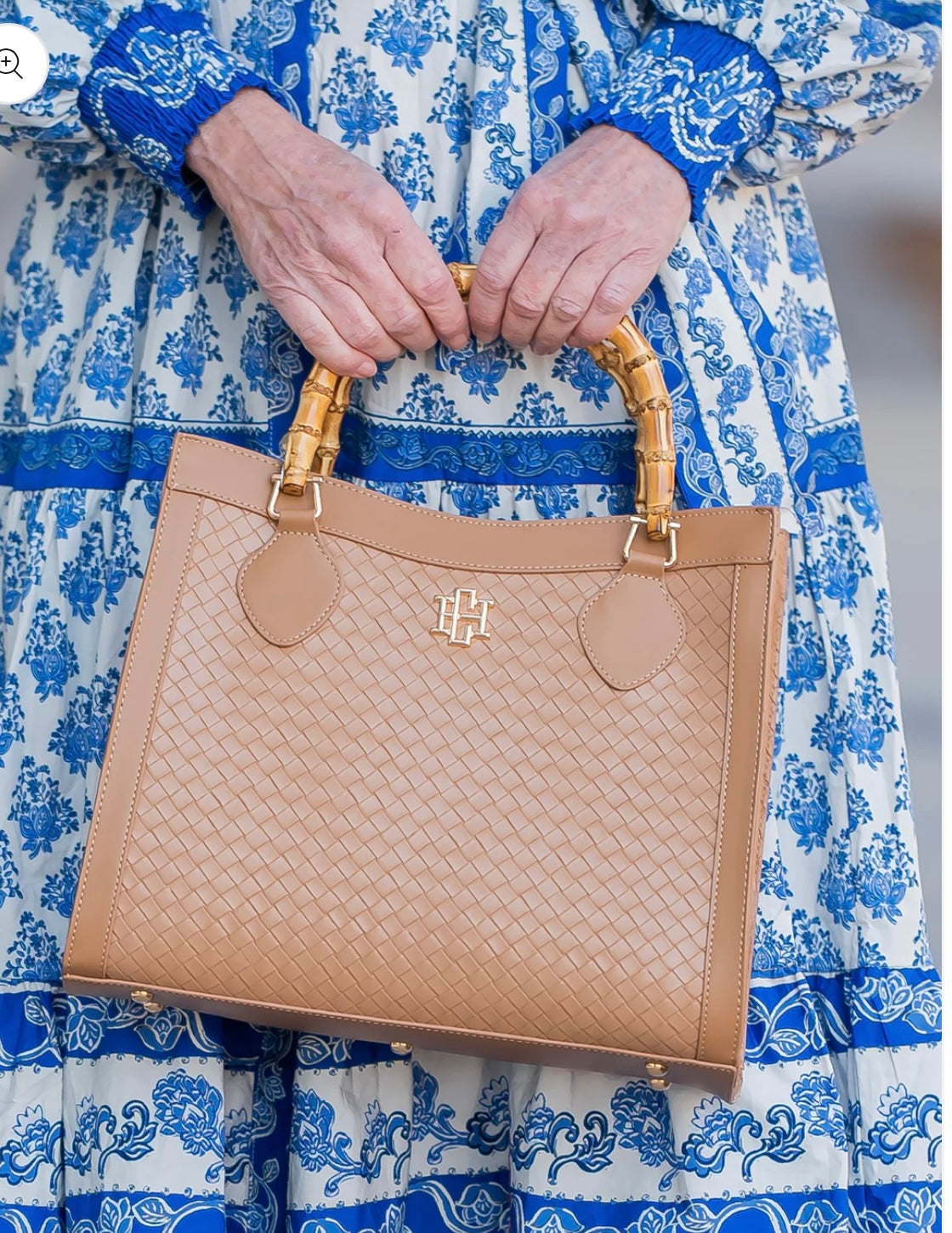 Palmer Tote Woven Tan