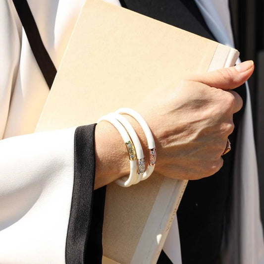 THREE KINGS ALL WEATHER BANGLES® - IVORY