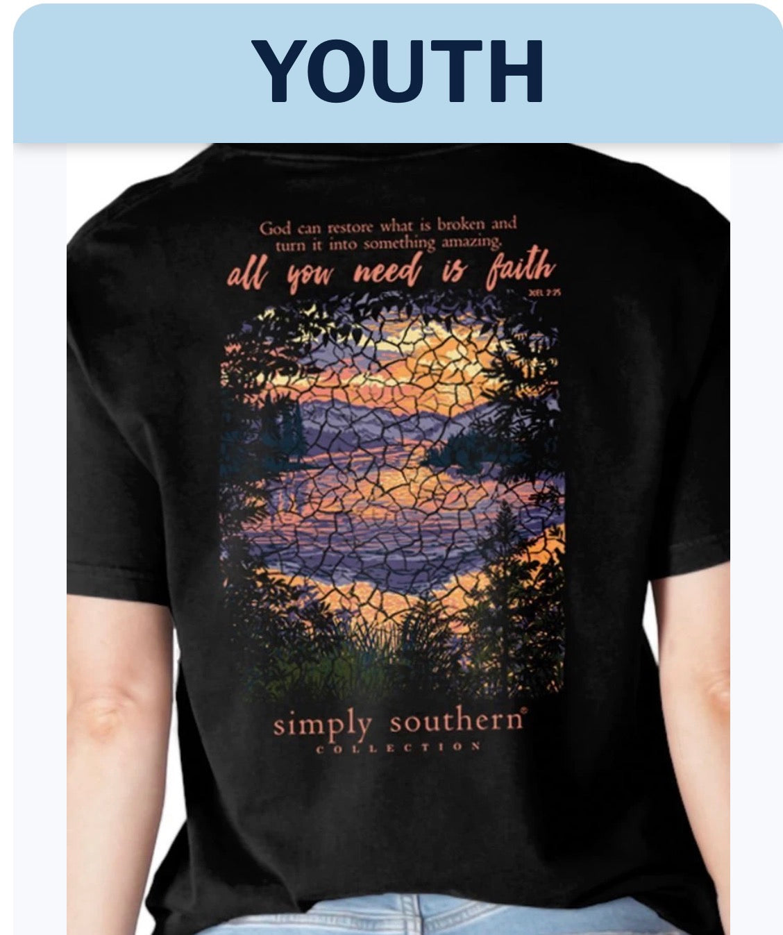 Simply Southern YOUTH “amazing” Short Sleeve